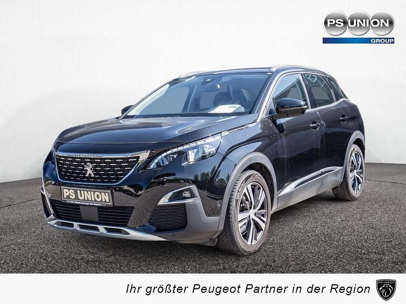 Blau / celebes blau (metallic) Gebraucht 2021 Peugeot 3008 Allure SUV | 20.600 € (Guter Preis) - Bild 1/4