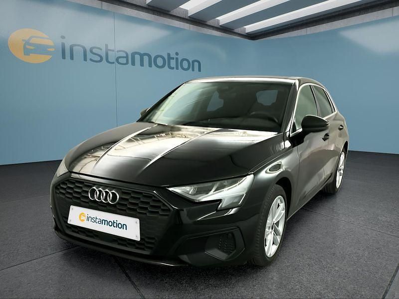 Schwarz Gebraucht 2021 Audi A3 Sportback Limousine | 24.599 € (Fairer Preis) - Bild 1/4