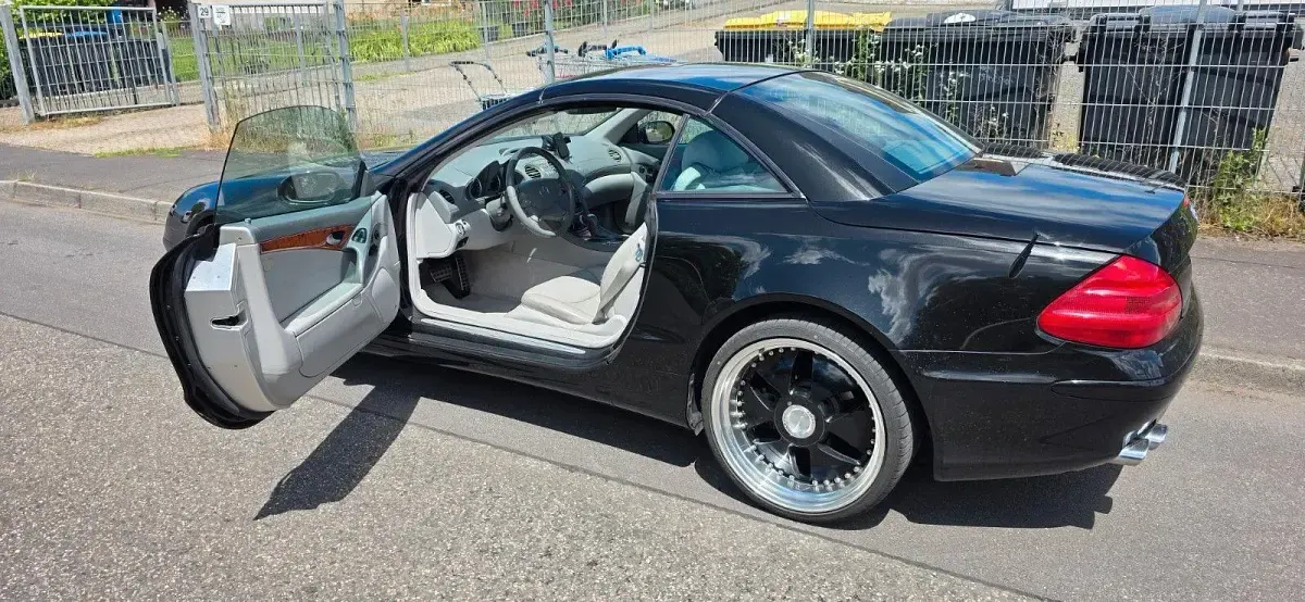 Gebraucht Mercedes SL500 306 PS (225 kW) 2002 Schwarz Cabrio