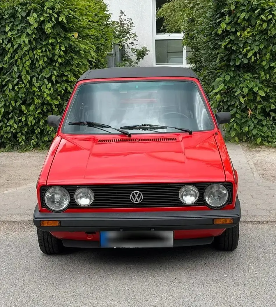 Gebraucht VW Golf Cabriolet 75 PS (55 kW) 1984 Rot Cabrio