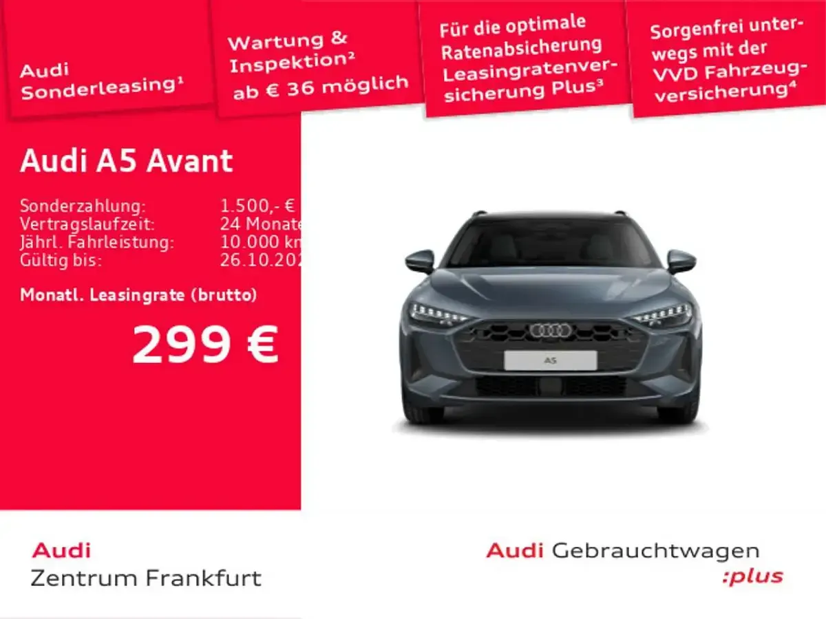 Gebraucht Audi A5 Sport 204 PS (150 kW) 2025 Horizontblau metallic Kombi