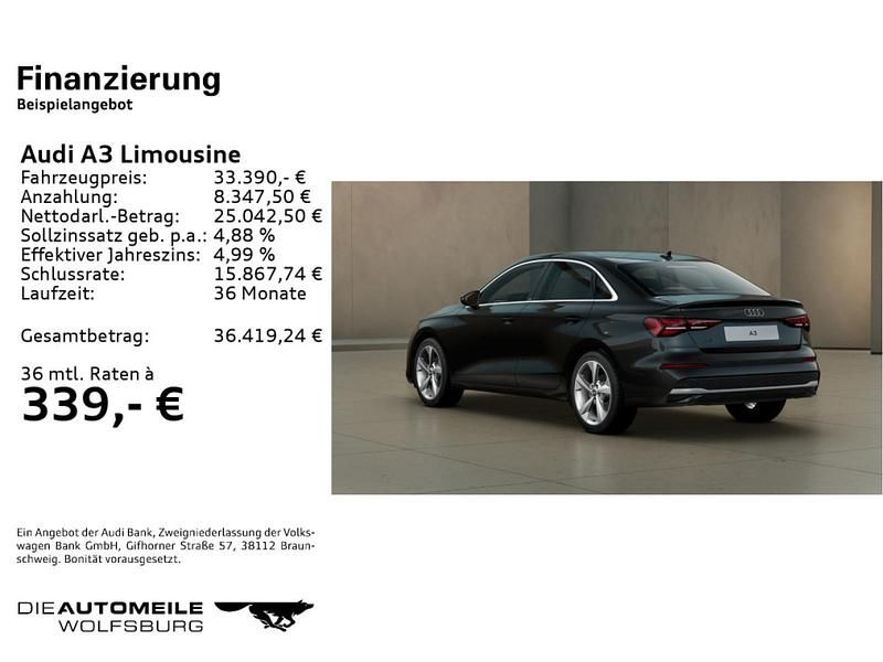 Usata Audi A3 Advanced 150 CV (110 kW) 2025 Berlina