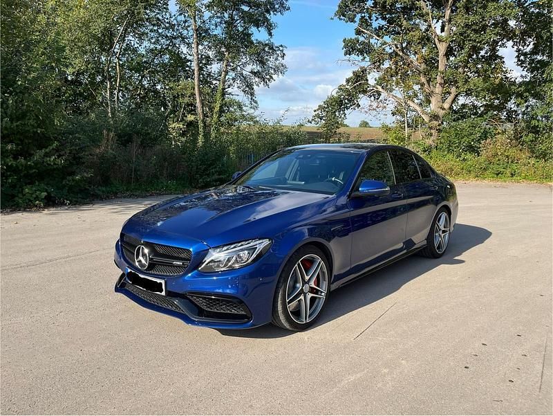 Blau Gebraucht 2015 Mercedes C63S AMG AMG Limousine | 52.500 € (Teuer) - Bild 1/4