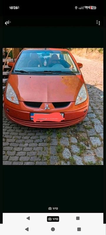 Orange Gebraucht 2006 Mitsubishi Colt Cabrio | 1.999 € (Fairer Preis) - Bild 1/4