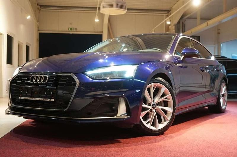 Gebraucht Audi A5 Advanced Plus 204 PS (150 kW) 2023 Navarra blue metallic Coupé
