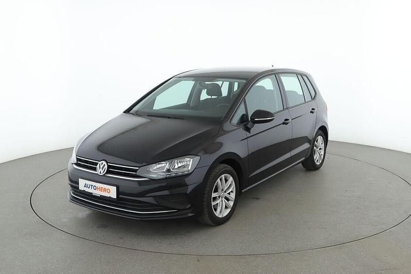 Schwarz Gebraucht 2019 VW Golf Sportsvan Comfortline Van / Kleinbus | 16.040 € (Fairer Preis) - Bild 1/3