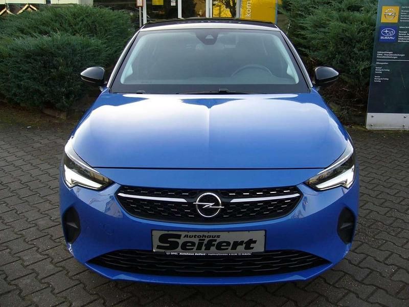 Perl blau/voltaik blau Gebraucht 2022 Opel Corsa Elegance Kleinwagen | 14.763 € (Fairer Preis) - Bild 1/4