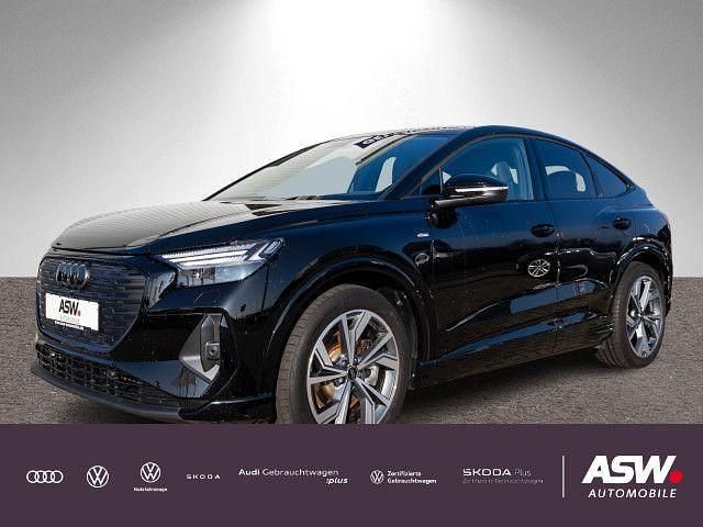 Mythosschwarz metallic Gebraucht 2024 Audi Q4 Sportback e-tron S-Line SUV | 42.930 € (Etwas zu teuer) - Bild 1/4
