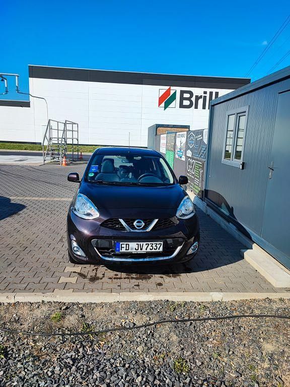 Violet Gebraucht 2014 Nissan Micra Acenta Kleinwagen | 5.800 € (Fairer Preis) - Bild 1/4