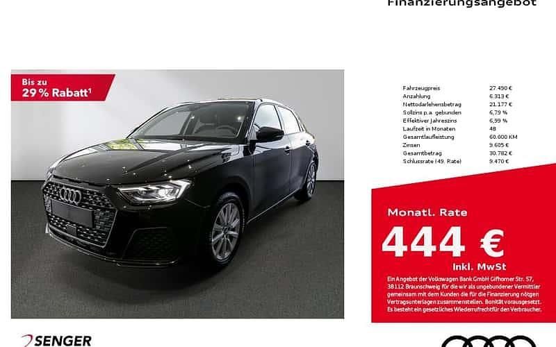 Schwarz Neu 2025 Audi A1 Sportback Ambiente Kleinwagen | 27.490 € (Guter Preis) - Bild 1/4