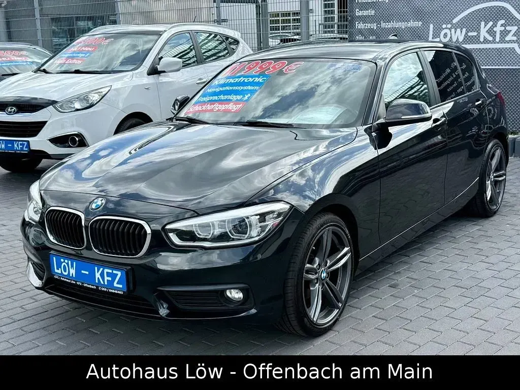 Gebraucht BMW 116 Advantage 109 PS (80 kW) 2016 Saphirschwarz Kleinwagen