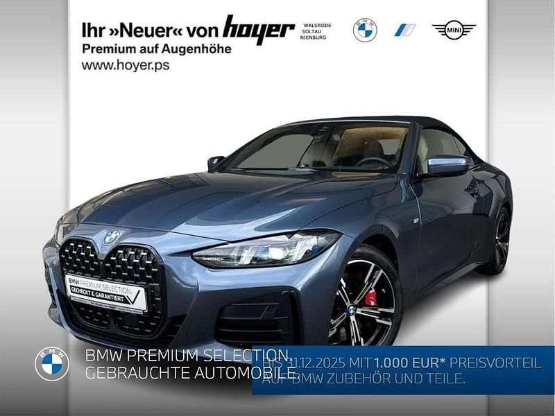 Arctic race blue Gebraucht 2025 BMW 430 Cabriolet M Sport Cabrio | 62.430 € - Bild 1/4