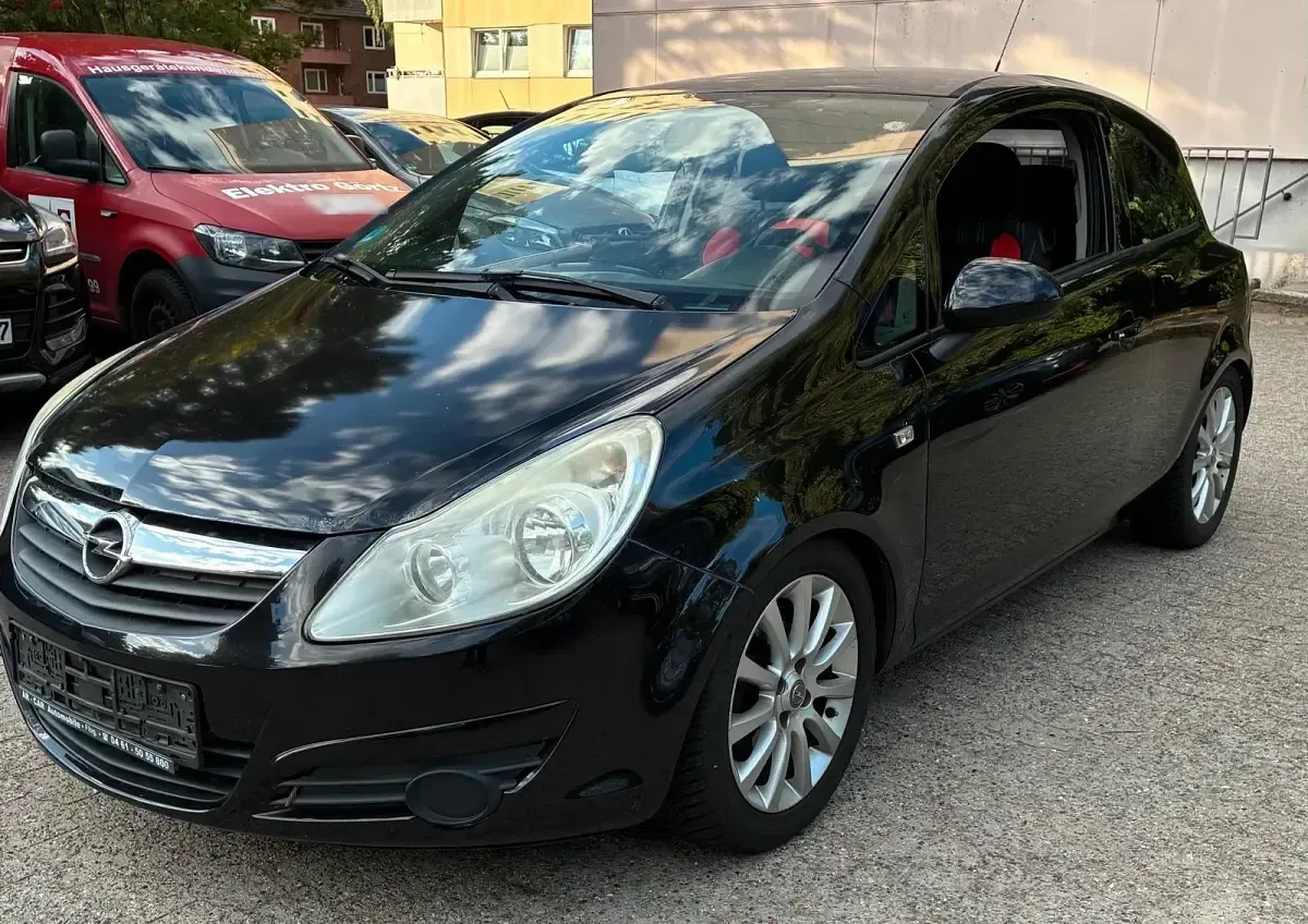 Gebraucht Opel Corsa 80 PS (58 kW) 2008 Schwarz Kleinwagen