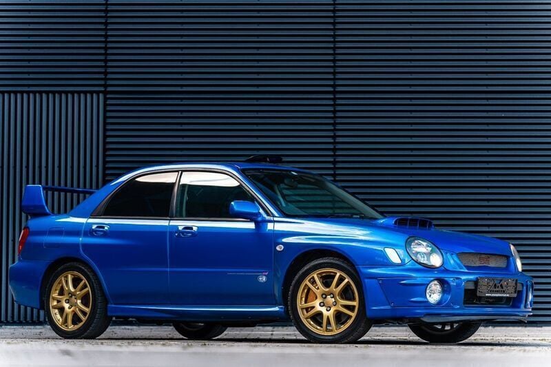 Gebraucht Subaru Impreza 280 PS (205 kW) 2001 Blau Limousine