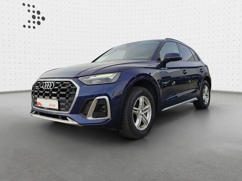 Gebraucht Audi Q5 S-Line 204 PS (150 kW) 2022 Navarrablau metallic SUV