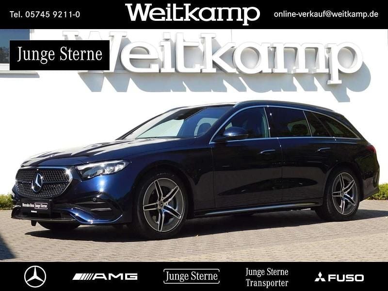 Lack nautikblau Gebraucht 2024 Mercedes E220 AMG Kombi | 55.475 € (Etwas zu teuer) - Bild 1/4