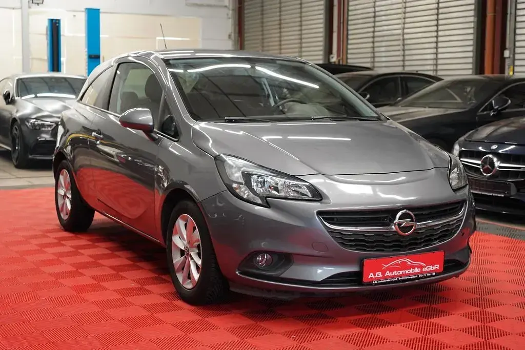 Gebraucht Opel Corsa drive 90 PS (66 kW) 2016 Grau Kleinwagen