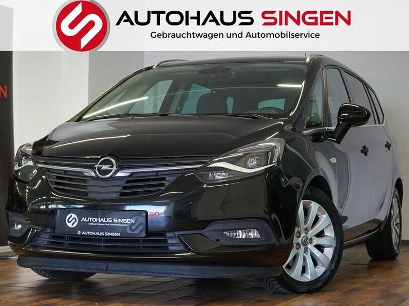 Schwarz (onyx schwarz) schwarz Gebraucht 2018 Opel Zafira Innovation Van / Kleinbus | 16.990 € (Etwas zu teuer) - Bild 1/4
