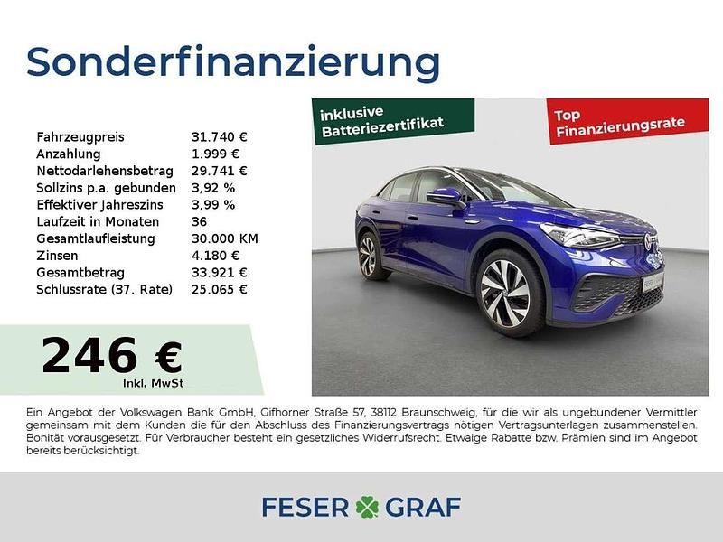 Blue dusk metallic Gebraucht 2023 VW ID.5 Pro SUV | 31.740 € (Fairer Preis) - Bild 1/2