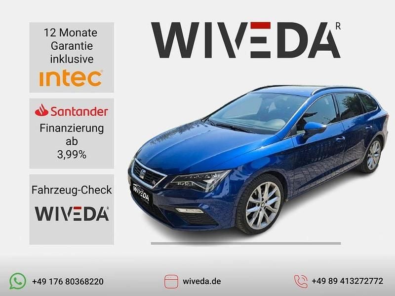 Blau Gebraucht 2017 Seat Leon ST FR Kombi | 10.999 € (Fairer Preis) - Bild 1/4