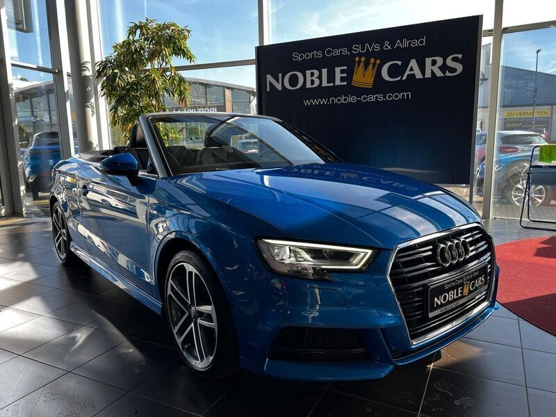Arablau kristalleffekt Gebraucht 2019 Audi A3 Cabriolet S-Line Cabrio | 26.990 € (Etwas zu teuer) - Bild 1/4