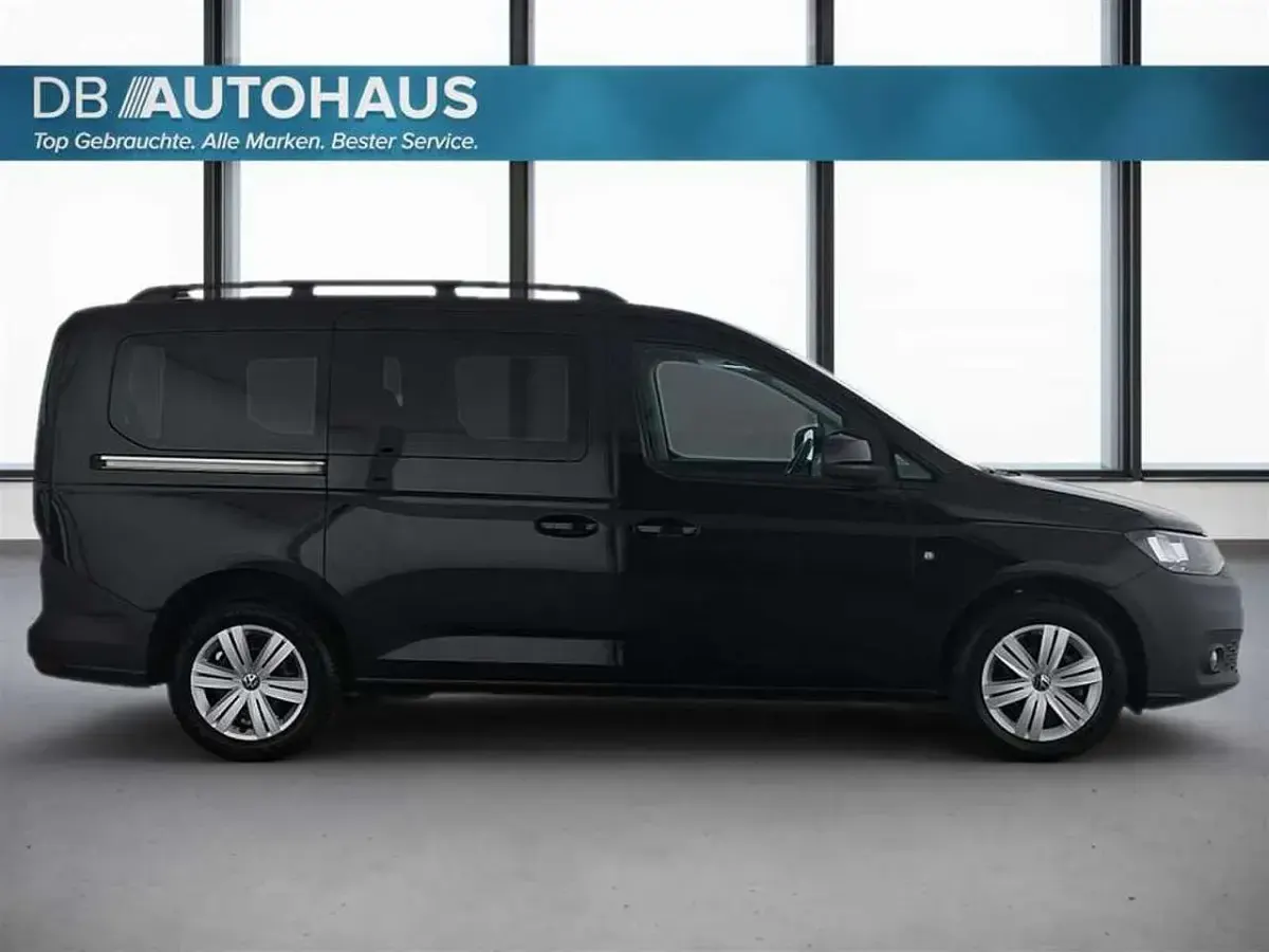 Gebraucht VW Caddy 122 PS (89 kW) 2022 Schwarz Van / Kleinbus