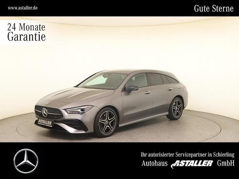 Metalliclack mountaingrau Gebraucht 2024 Mercedes CLA220 Shooting Brake AMG line Kombi | 36.900 € - Bild 1/4