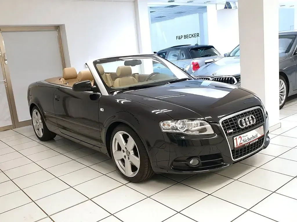 Gebraucht Audi A4 Cabriolet S-Line 163 PS (119 kW) 2008 Phantomschwarz Cabrio