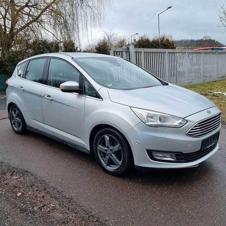 Gebraucht Ford C-MAX Titanium 125 PS (91 kW) 2018 Silber Van / Kleinbus
