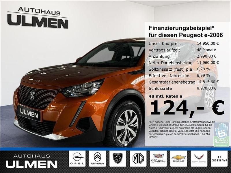 Orange Gebraucht 2021 Peugeot e-2008 Active SUV | 14.950 € (Superpreis) - Bild 1/4