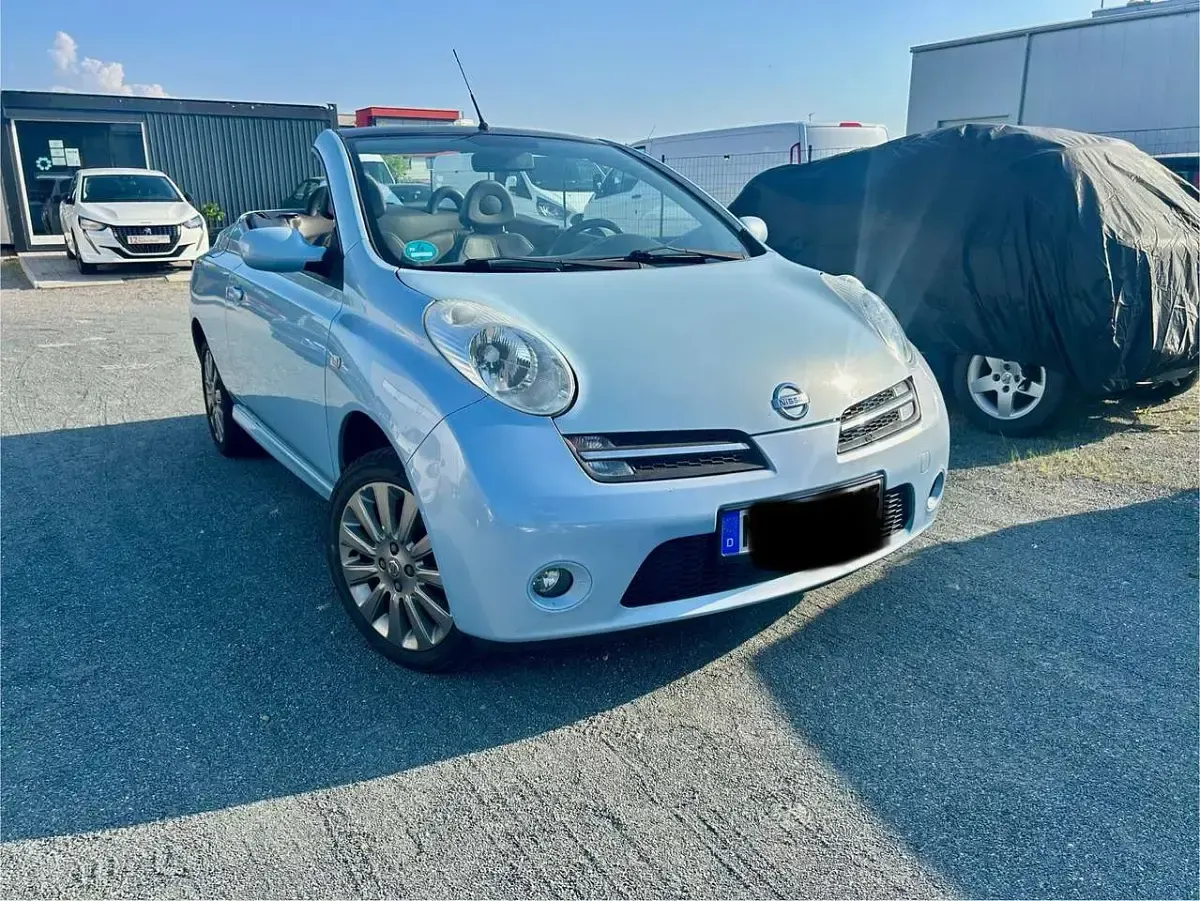 Gebraucht Nissan Micra Premium Edition 88 PS (64 kW) 2007 Arktisblau metallic Cabrio