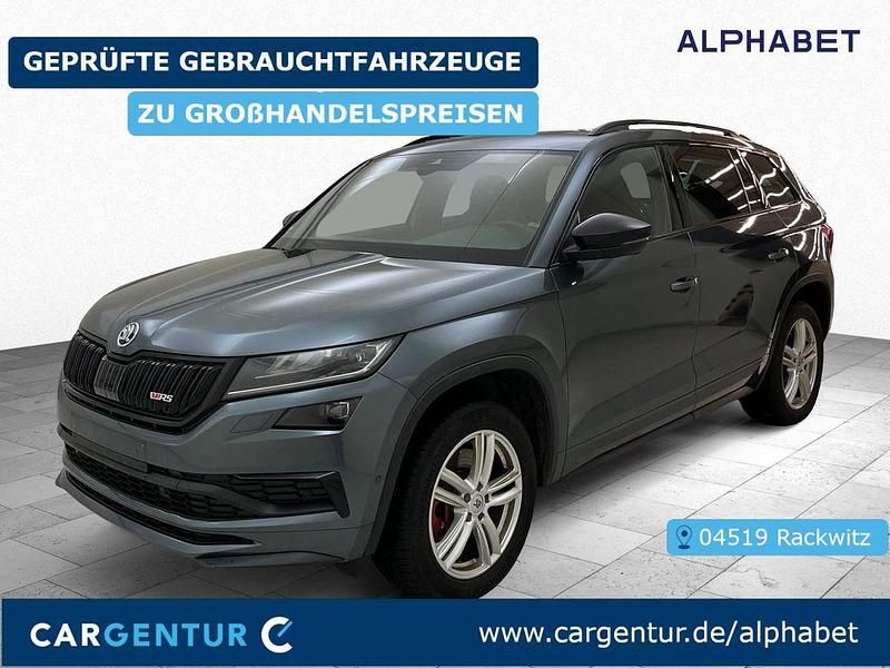 Quarz grau (metallic) Gebraucht 2020 Skoda Kodiaq RS SUV | 30.190 € (Guter Preis) - Bild 1/2