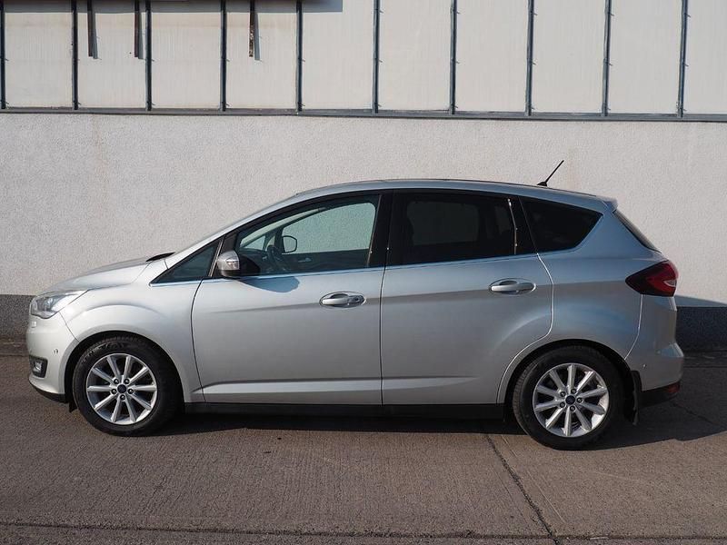 Gebraucht Ford C-MAX Titanium 125 PS (91 kW) 2018 Silber Van / Kleinbus