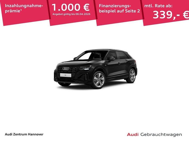 Gebraucht Audi Q2 S-Line 150 PS (110 kW) 2023 0e mythosschwarz metallic (metallic) SUV