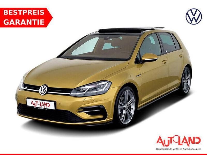 Gold Gebraucht 2018 VW Golf VII R-line Limousine | 21.990 € (Teuer) - Bild 1/4