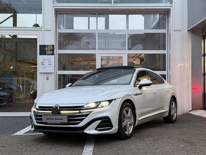 Weiß Gebraucht 2021 VW Arteon R-line Limousine | 21.490 € - Bild 1/4