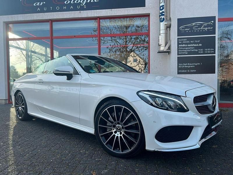 Gebraucht Mercedes C250 AMG line 204 PS (150 kW) 2018 Weiß Cabrio