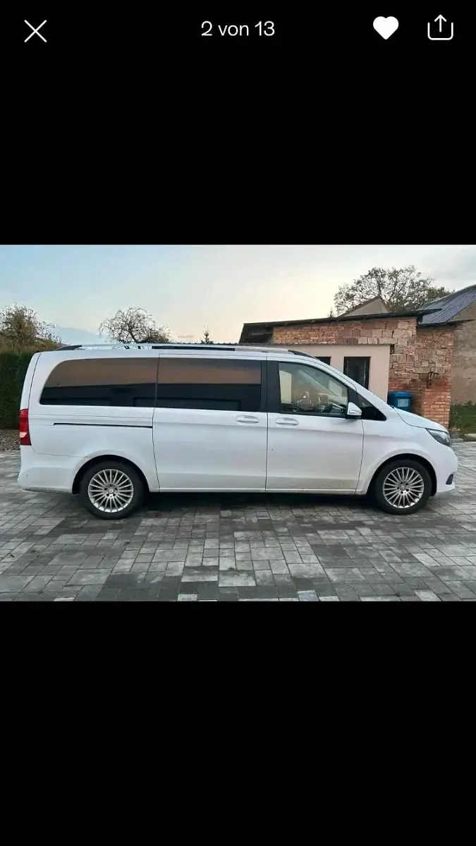 Gebraucht Mercedes V220 163 PS (119 kW) 2015 Weiß Van / Kleinbus
