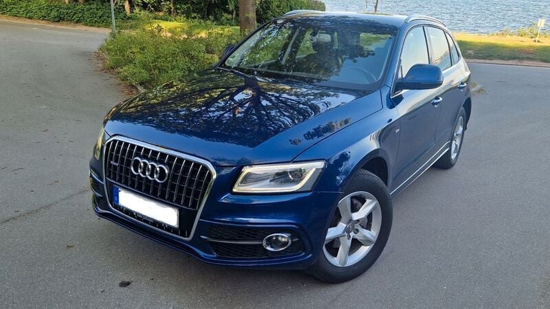 Blau Gebraucht 2017 Audi Q5 S-Line SUV | 16.250 € (Superpreis) - Bild 1/4