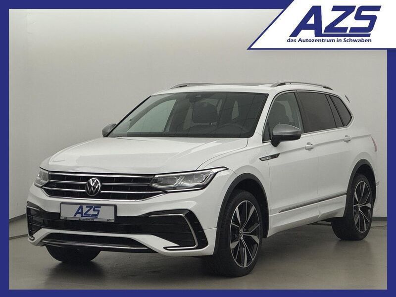 Weiß Gebraucht 2022 VW Tiguan Allspace R-line SUV | 35.555 € (Superpreis) - Bild 1/4