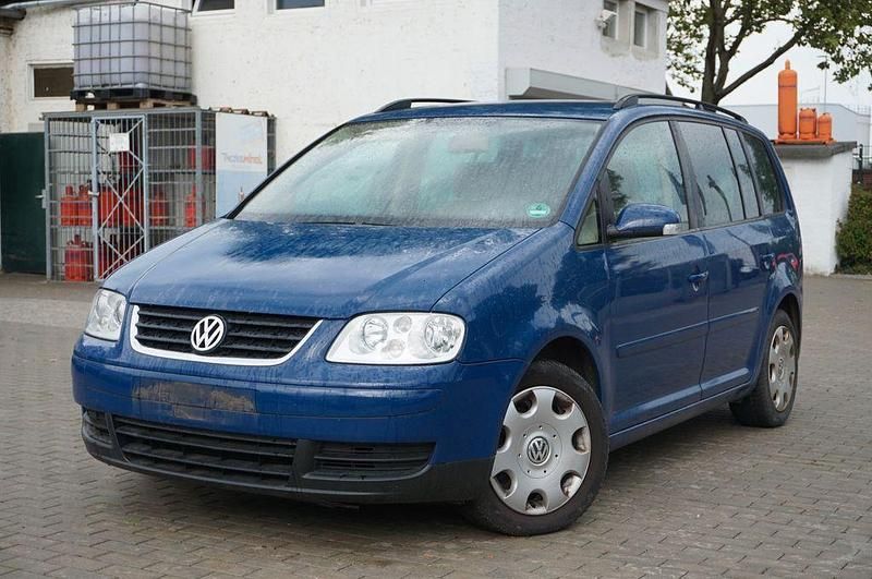 Blau Gebraucht 2003 VW Touran Van / Kleinbus | 1.100 € (Superpreis) - Bild 1/4