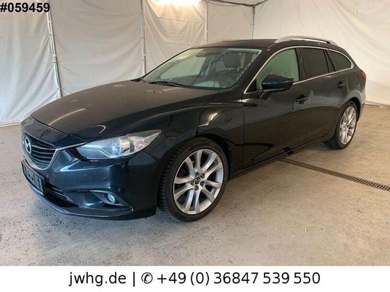 Schwarz Gebraucht 2014 Mazda 6 Sports-Line Kombi | 4.990 € (Fairer Preis) - Bild 1/4