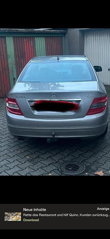 Grau Gebraucht 2008 Mercedes C200 Limousine | 3.500 € (Superpreis) - Bild 1/4