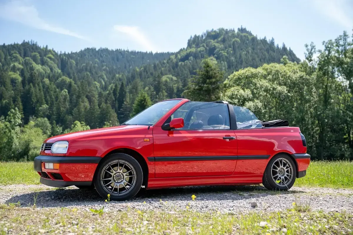 Gebraucht VW Golf Cabriolet 90 PS (66 kW) 1994 Rot Cabrio
