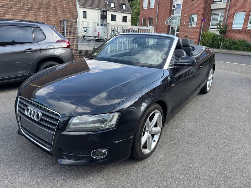 Schwarz Gebraucht 2012 Audi A5 Cabriolet S-Line Cabrio | 6.990 € - Bild 1/4