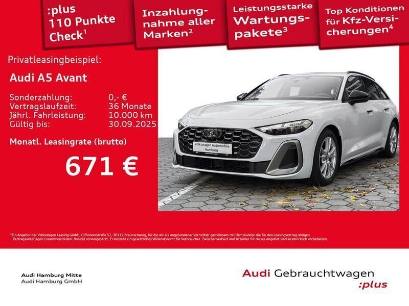 Gletscherweiß metallic Gebraucht 2024 Audi A5 Ambiente Coupé | 59.997 € (Fairer Preis) - Bild 1/3