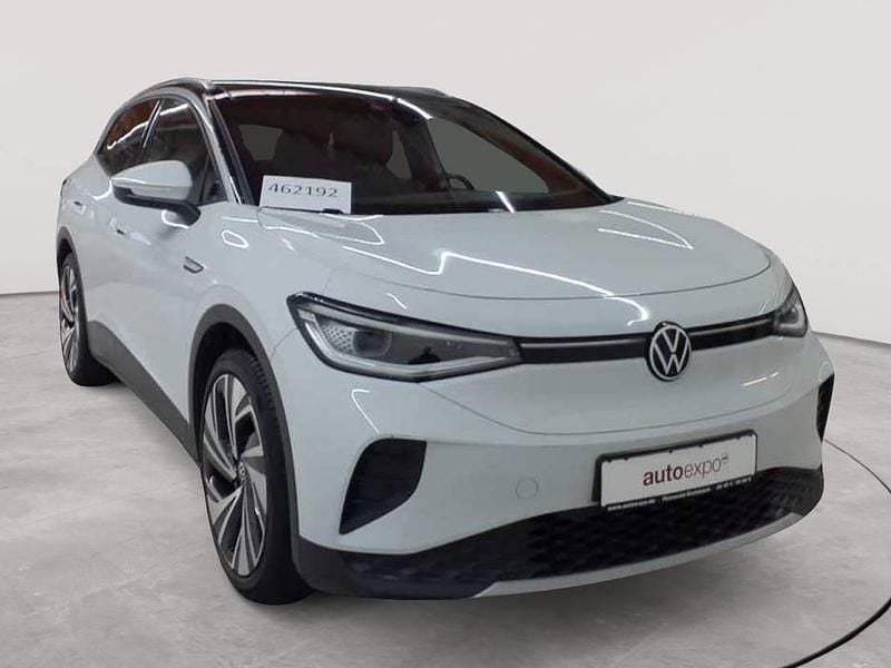 Gletscherweiß metallic / dach schwarz Gebraucht 2021 VW ID.4 Pro SUV | 24.990 € (Guter Preis) - Bild 1/4
