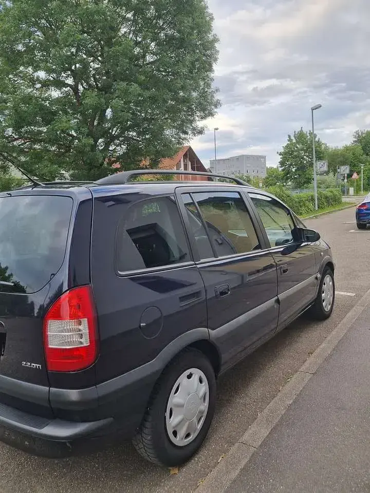 Gebraucht Opel Zafira Basis 97 PS (71 kW) 2003 Blau Van / Kleinbus