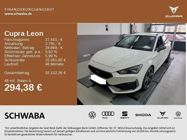 Weiß Gebraucht 2022 Cupra Leon VZ Kombi | 27.410 € (Superpreis) - Bild 1/4
