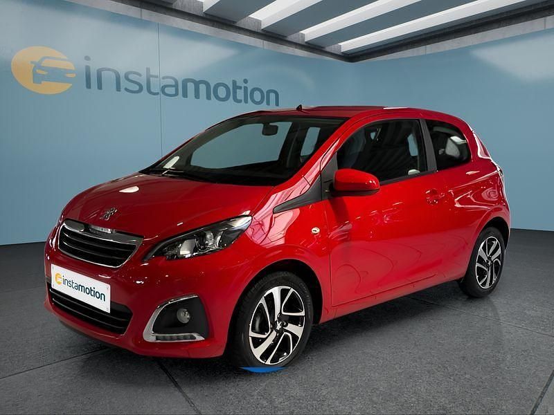 Rot Gebraucht 2021 Peugeot 108 Allure Kleinwagen | 11.699 € (Teuer) - Bild 1/4